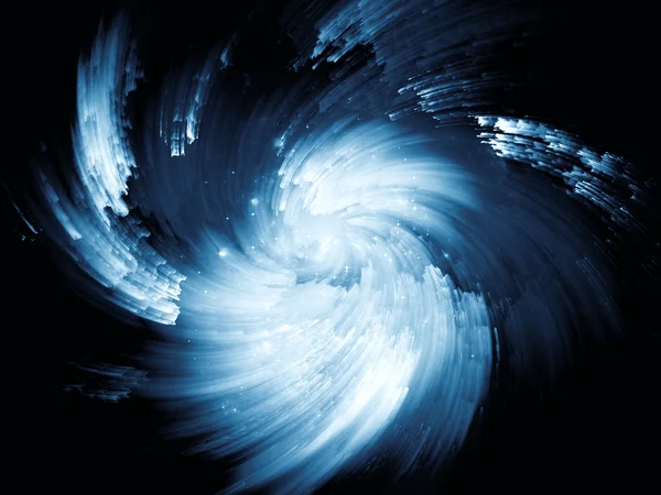 Digital Paint Vortex — Stock Photo, Image