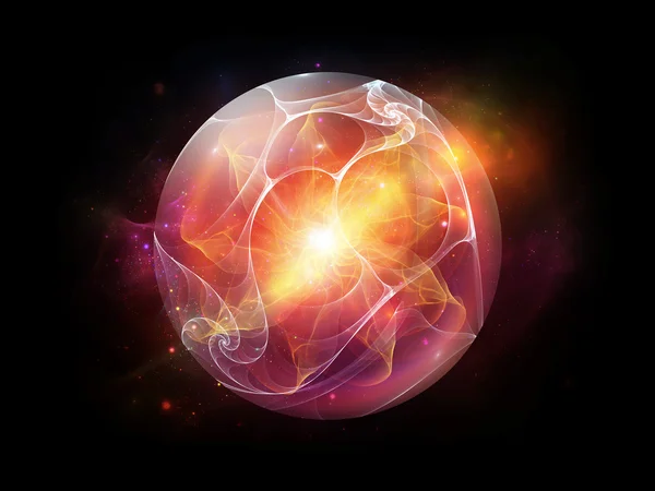 Layers of Fractal Sphere — Stock Photo, Image