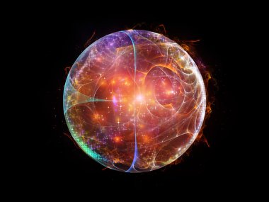 fraktal küre arka plan