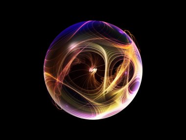 görselleştirme in fractal Küre