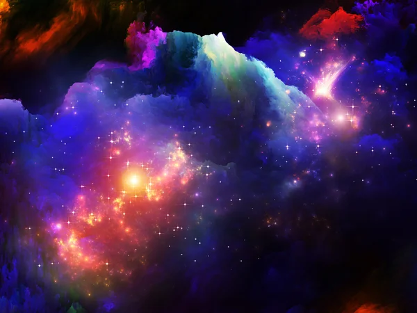 Fraktal boya parçacıkları — Stok fotoğraf