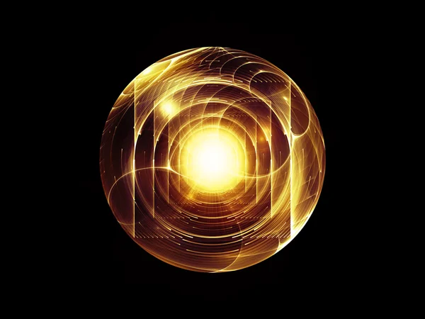 フラクタルの球の配置 — ストック写真