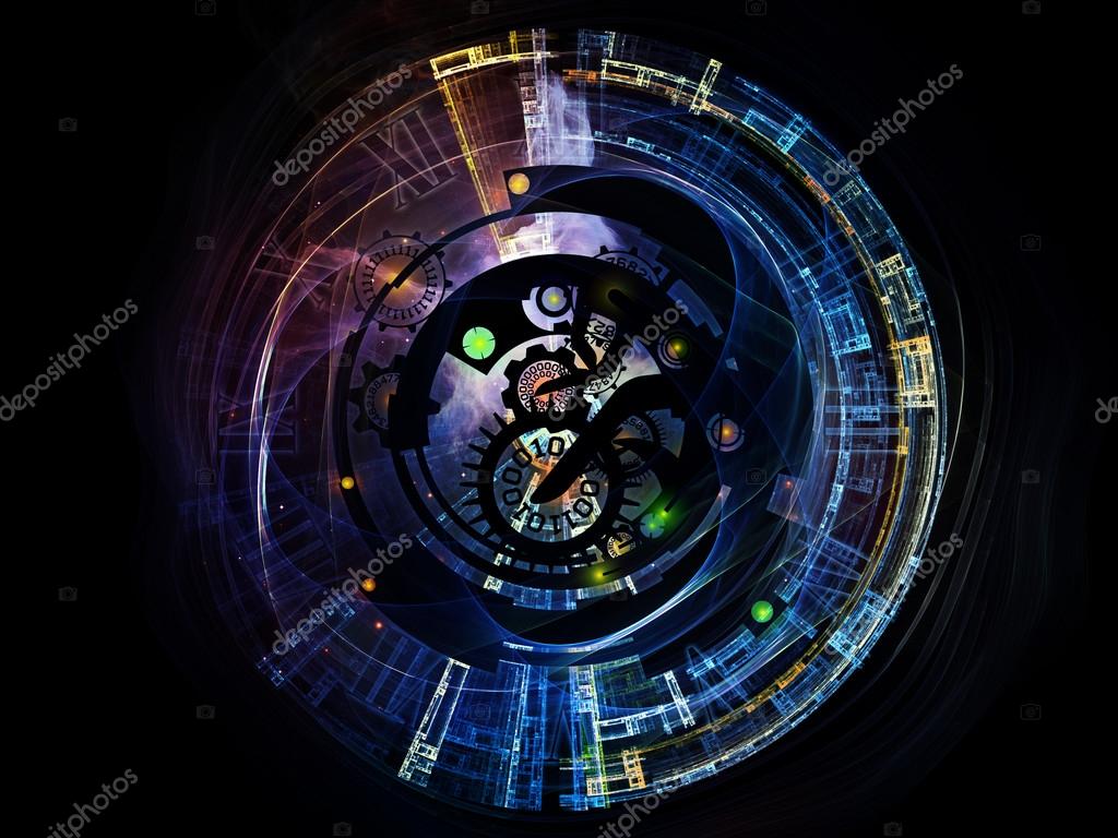 Digital Life of Clockwork — Stock Photo © agsandrew 20724743