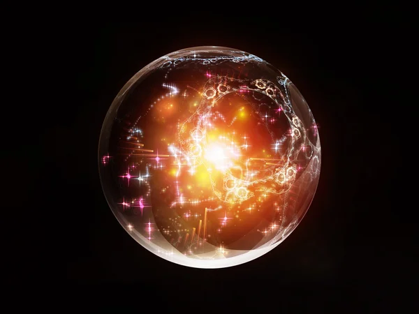 Elegance of Fractal Sphere — Stock Photo, Image