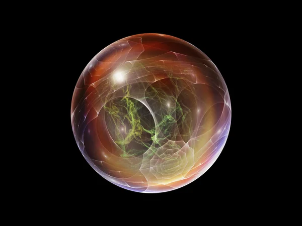 仮想フラクタル球 — ストック写真