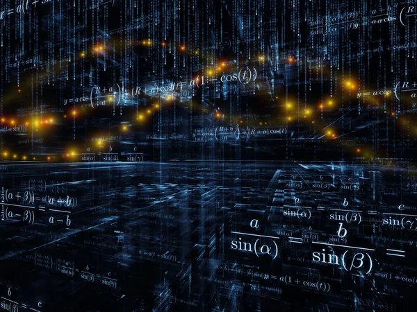 Visualização da Matemática — Fotografia de Stock