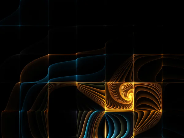 Visualización de la rejilla fractal —  Fotos de Stock