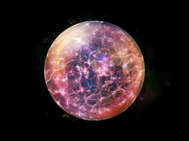 görselleştirme in fractal Küre