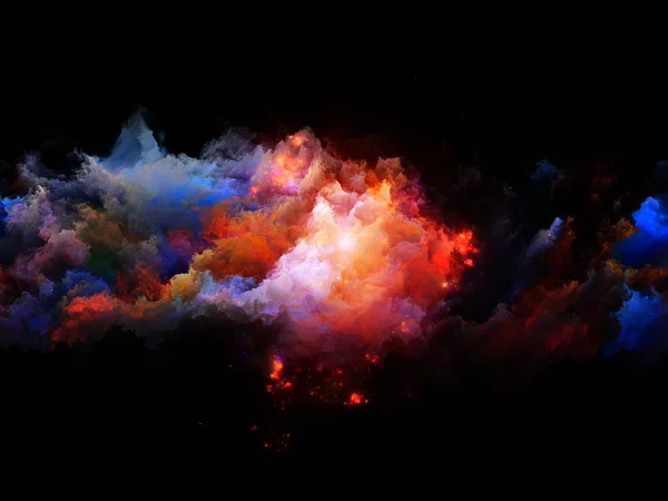 Espuma fractal vibrante — Foto de Stock