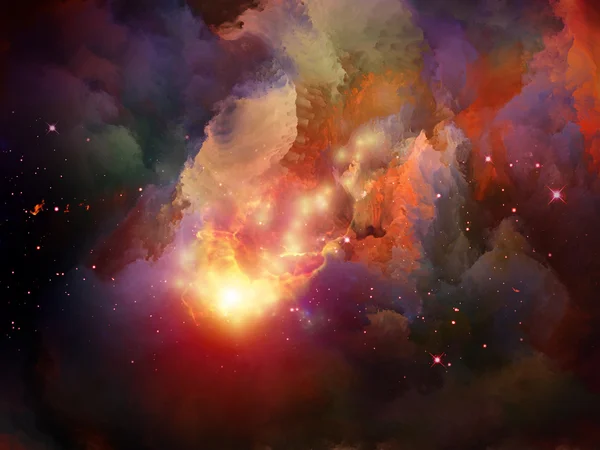 Η ομίχλη των χρωμάτων — Φωτογραφία Αρχείου