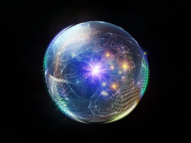 Işıklar in fractal Küre