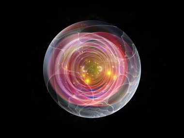 fraktal kağıt ağırlığı