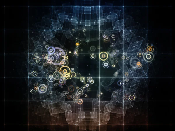 Realms of Fractal Grid — Stock Photo, Image
