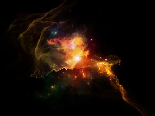 Nebulae Visualization — Stock Photo, Image