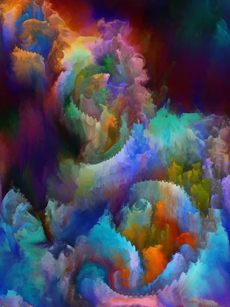 Além da turbulência fractal — Fotografia de Stock