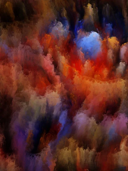 Elegancia de la turbulencia fractal — Foto de Stock