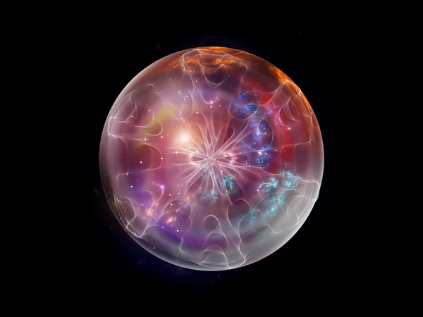 Elegance of Fractal Sphere — Stock Photo, Image