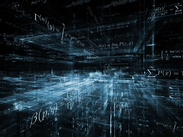 Virtuális matematika — Stock Fotó