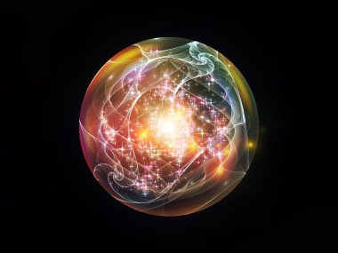 Işıklar in fractal Küre