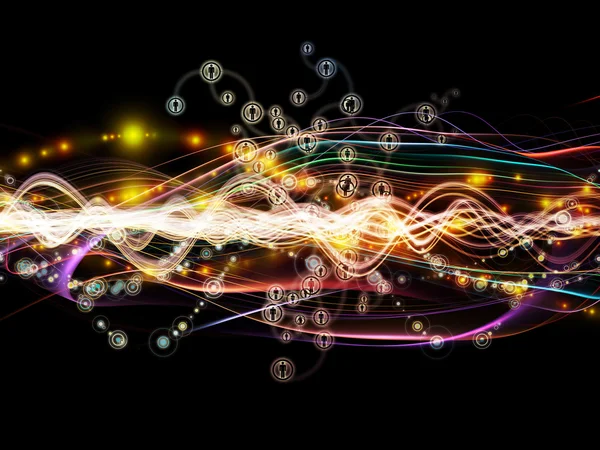 Dinamik ağ hızlanması — Stok fotoğraf
