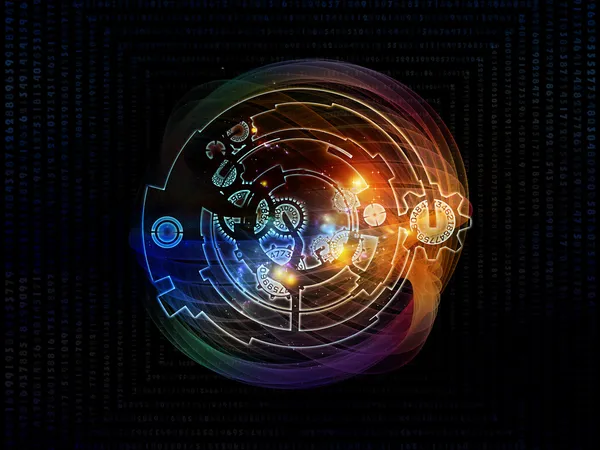 Visualización del Procesamiento Digital —  Fotos de Stock