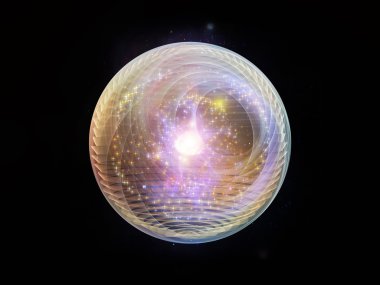 Işıklar in fractal Küre