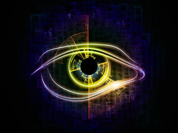 Oko cyfrowe — Zdjęcie stockowe