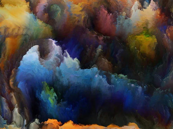Colorful Fractal Turbulence — Stock Photo, Image