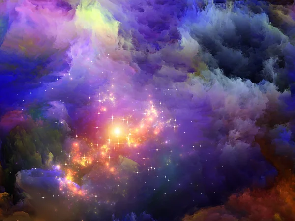Kleurrijke fractal verf — Stockfoto
