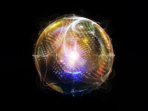 フラクタル球の可視化 — ストック写真