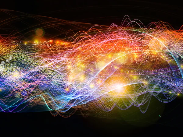 Digital Dynamic Waves — Stock Photo, Image