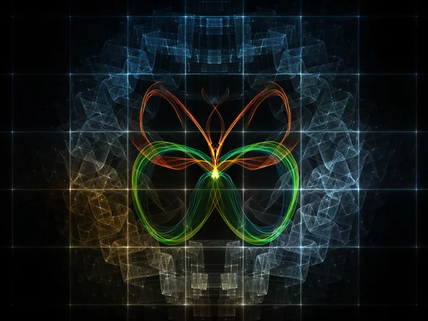 Virtual Butterfly — Stock Photo, Image