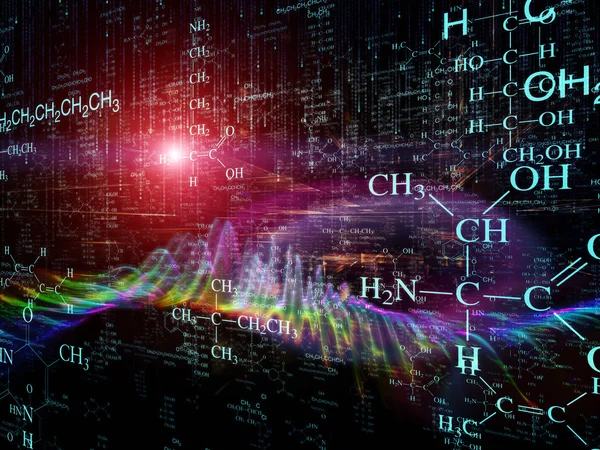 Lichten van de wetenschap — Stockfoto