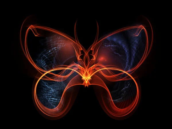 Elemento mariposa — Foto de Stock