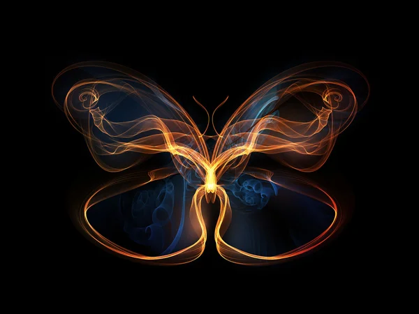 Elemento mariposa — Foto de Stock