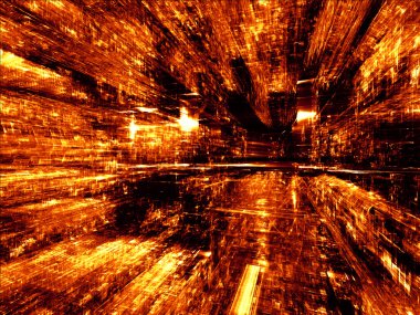 fraktal dünya soyutlama