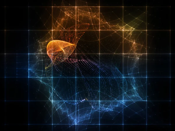 粒子网格的研究进展 — 图库照片