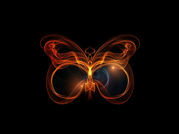 Метелик елемент — стокове фото