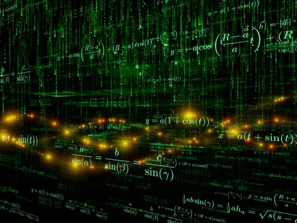 Luzes da matemática — Fotografia de Stock