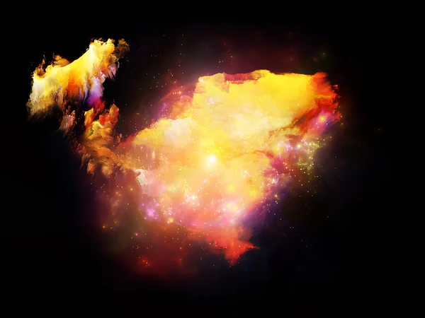 Unfolding of Design Nebulae — Stock Photo, Image