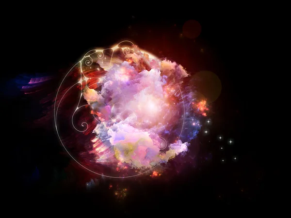 Lights of Design Nebulae — Stock Photo, Image