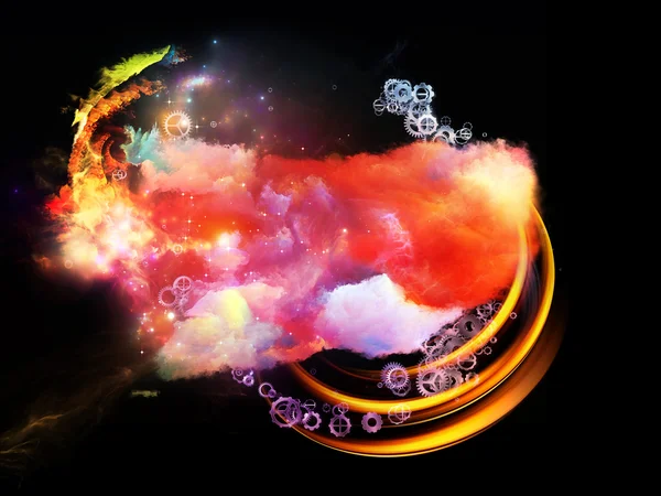Diseño Arreglo de nebulosas — Foto de Stock