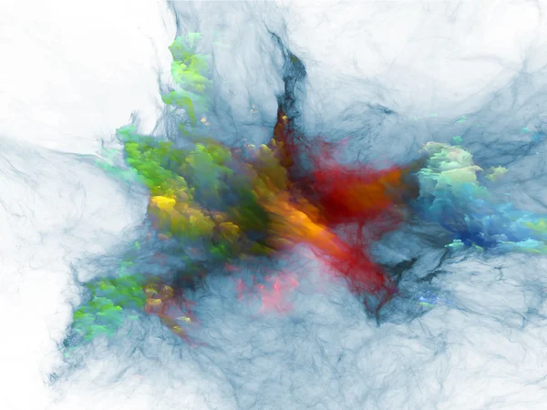 Versnelling van fractal burst — Stockfoto