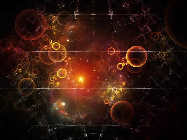 Elegance of Particle Grid — Stock Photo, Image