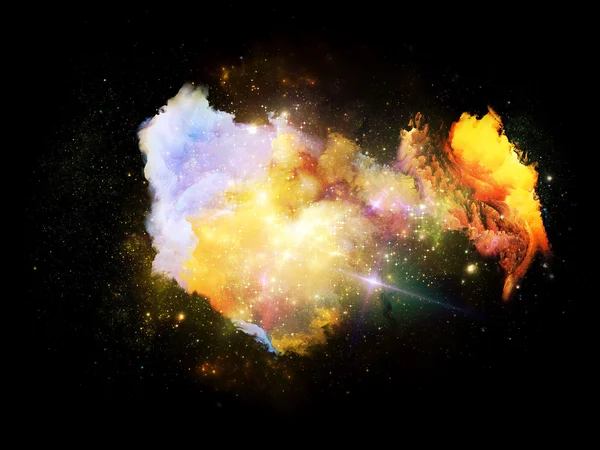 Unfolding of Design Nebulae — Stock Photo, Image