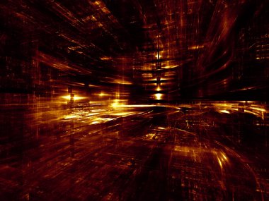 yol in fractal dünya