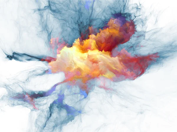 Explosión fractal virtual — Foto de Stock