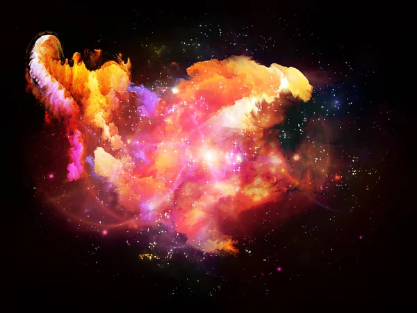 Design conceitual Nebulosas — Fotografia de Stock