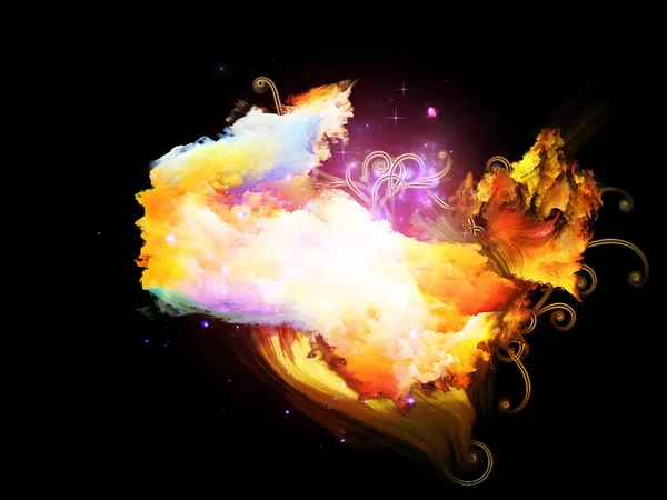 Colorful Design Nebulae — Stock Photo, Image