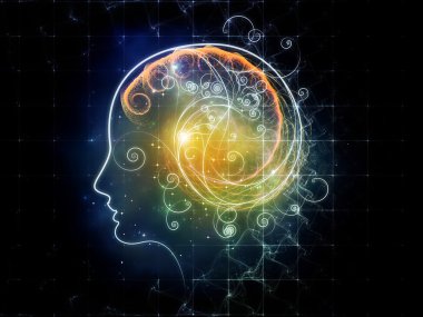 kız kompozisyon swirls